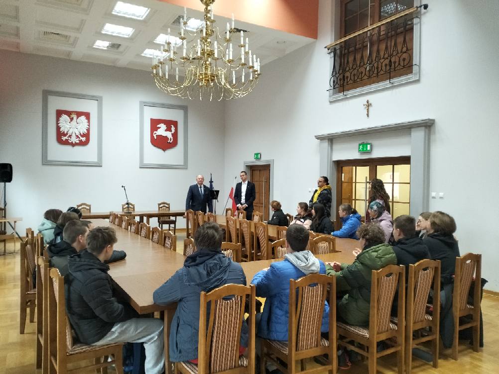 Młodzież z Sawina z wizytą w Wojsławicach